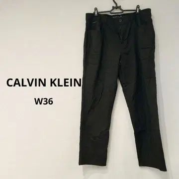 해외 구제 의류 CALVIN KLEIN 슬림핏 블랙 슬랙스