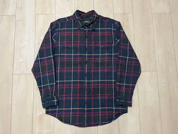 00s ORVIS 헤비 코튼 플란넬 셔츠