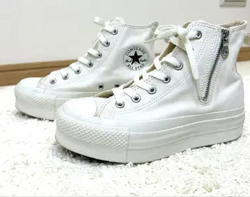 CONVERSE ALL STAR 화이트 통굽 스니커즈