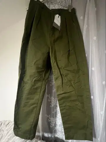 bulle de sabon 치노 크로스 테이퍼드 팬츠