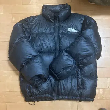 FIRST DOWN 블랙 다운 자켓 S 수선 있음