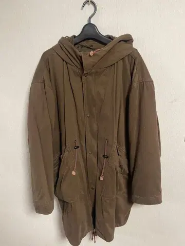 모즈 코트 밀리터리 코트 구제 의류 빈티지