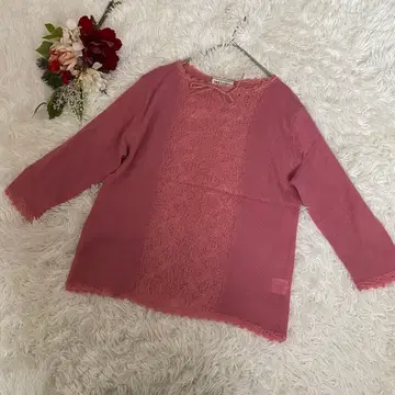 [ SAB STREET ] 핑크 레이스 긴팔 상의(15)