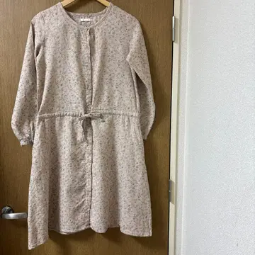 스튜디오 클립 면 린넨 꽃무늬 원피스