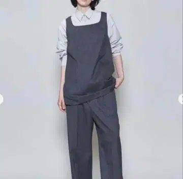 24AW 6 ROKU 탱크 튜닉 모 100% 그레이 38 사이즈