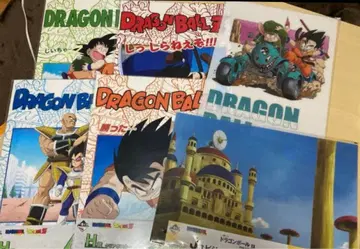 드래곤볼 제일복권 포스터 비주얼 시트 6점 세트 미개봉 새상품