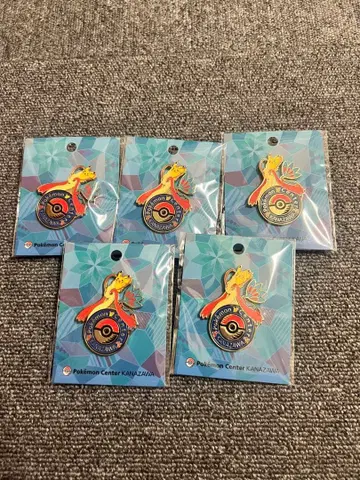 포켓몬 센터 카나자와 한정판 로고 핀즈 5개 세트