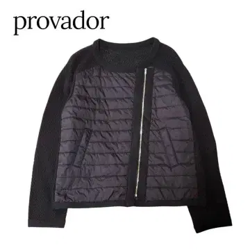 아사부 provador 프로바돌 다운 x 니트 자켓 블랙