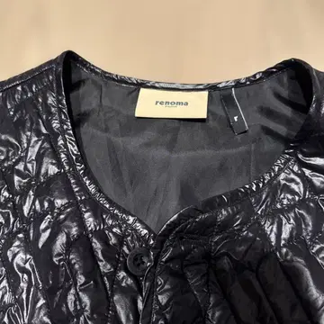 renoma 블랙 퀼팅 베스트