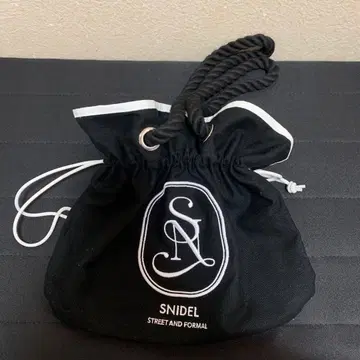 snidel 로프 토트백 복조리