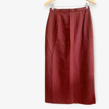 타이트 롱 스커트 보르도 세련된 심플 가을/겨울
