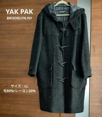 YAK PAK 야크팩 남성용 더플 코트 사이즈: LL