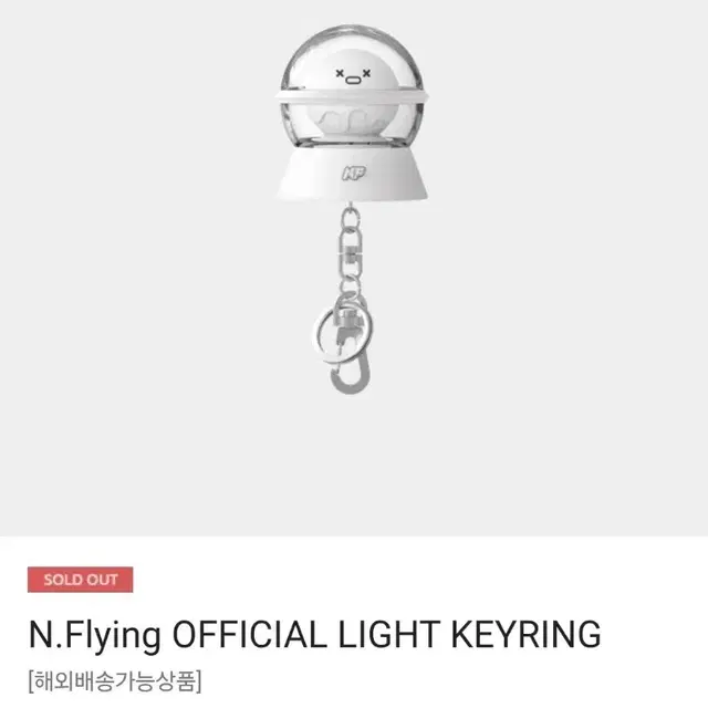 엔플라잉 응원봉 키링 라이트 키링 엔피봉