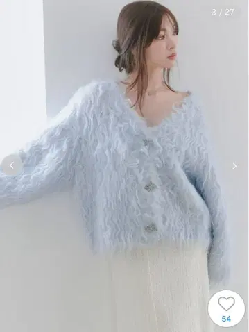 SNIDEL 디자인 니트 가디건