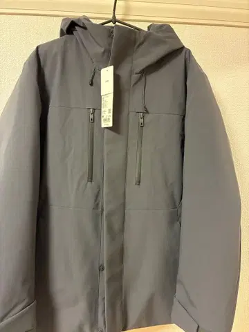 유니클로 하이브리드 다운 파카 2025 모델 그레이 M