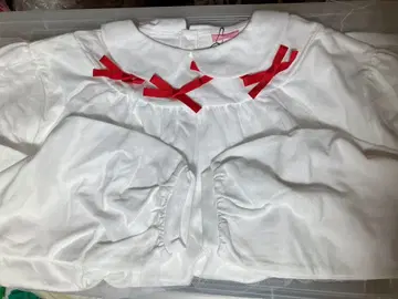 [ 미사용 새상품 ] 튤 블라우스