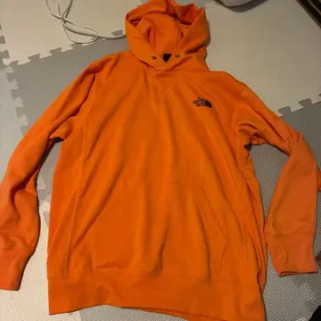 THE NORTH FACE 오렌지 후드티 M