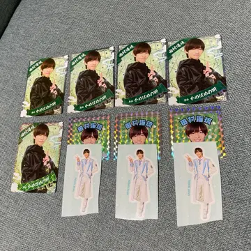 타무라 카이류 소년 닌자 닌코레 카드 스티커 씰 세트