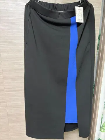 타이트 스커트 블랙/블루 F