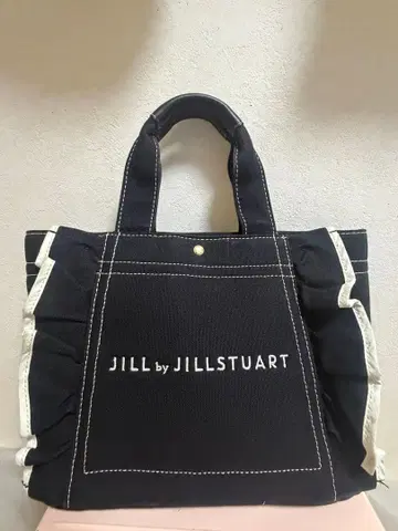 JILL by JILLSTUART 프릴 토트백 블랙 스몰