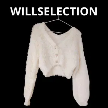 WILLSELECTION 아이보리 가디건 M 비쥬