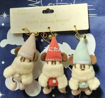 리루린린 참 디즈니 크리스마스 2025 봉제 인형 참 3개