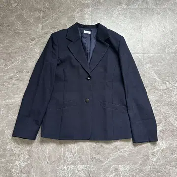 [ELLE] 엘르 (L 상당) 테일러드 자켓*안감*포멀*네이비