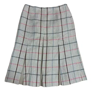 [ 새상품 ] KUMIKYOKU 체크 무늬 플리츠 스커트 사이즈 2