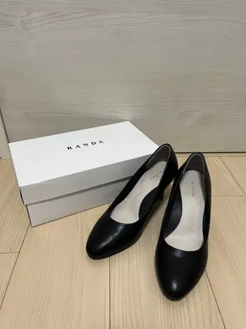RANDA 블랙 펌프스 22.0