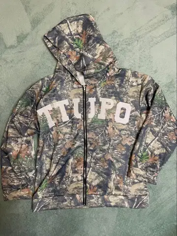 카모 패턴 후드 부착 후드티 85 y2k archive opium