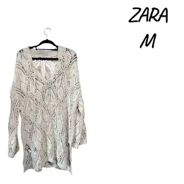 ZARA 아이보리 레이스 니트 M, 체형 커버