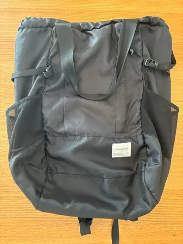 [ TODAYFUL ] 나일론 2WAY 백팩 토트백 블랙