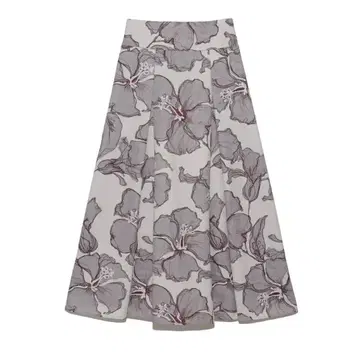 프레이아이디 드보롱 하이웨스트 롱 스커트