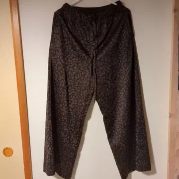 JOURNALSTANDARD 브라운 레오파드 무늬 캐주얼 팬츠