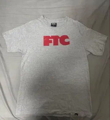FTC 로고 티셔츠 그레이