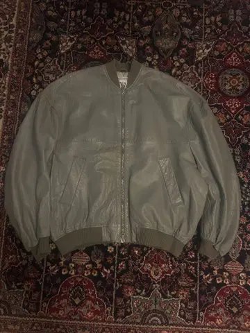 ZARA 자라 리얼 가죽 봄버 자켓