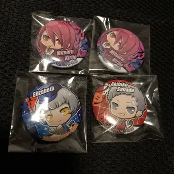 페르소나 3 데포메 캔뱃지 4개 세트