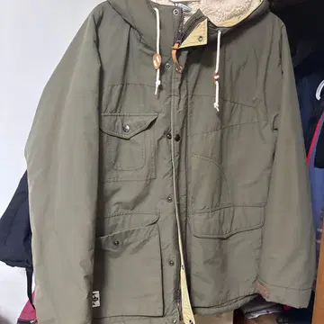 CHUMS 마운틴 후드티 L 사이즈 올리브