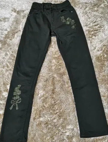 안도라부 자수 부드러운 팬츠 SS