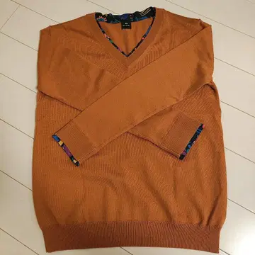 Paul Smith 카멜 V넥 스웨터