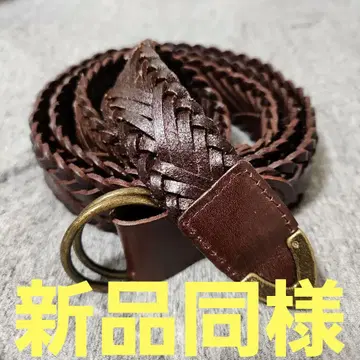 [ 거의 미사용 ] RattleTrap 더블 링 메쉬 벨트 브라운