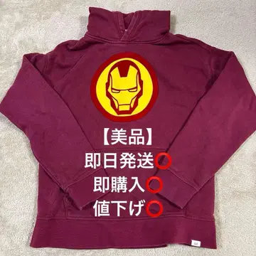 (최종 가격 인하) GAP x MARVEL 콜라보 후드티 빨간색 XXL