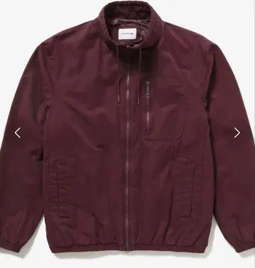 라코스테 LACOSTE 빈티지 트윌 스탠드 카라 블루종 (와인)