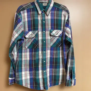 90's FIVEBROTHER L 플란넬 셔츠 USA