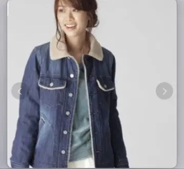 베이플로우 보아 데님 자켓 옷깃 보아 G 자켓 데님 자켓 보아 포함