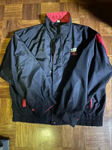 CAT Racing 나일론 자켓 블랙 레드