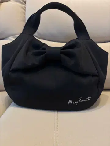 Mary Quant 블랙 리본 포함 토트백