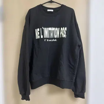 새상품급 SHIPS any 맨투맨 블랙