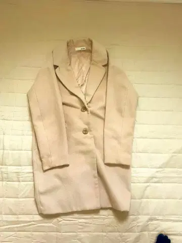 연한 핑크 체스터 코트 L 사이즈