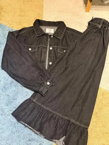 Jouetie 다크 데님 셋업